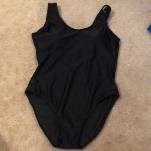 NEW Black high leg one piece swim suit